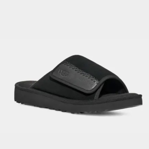 BINB UGG Men Sandals Goldencoast Slide Slippers Black - Picture 2 of 11